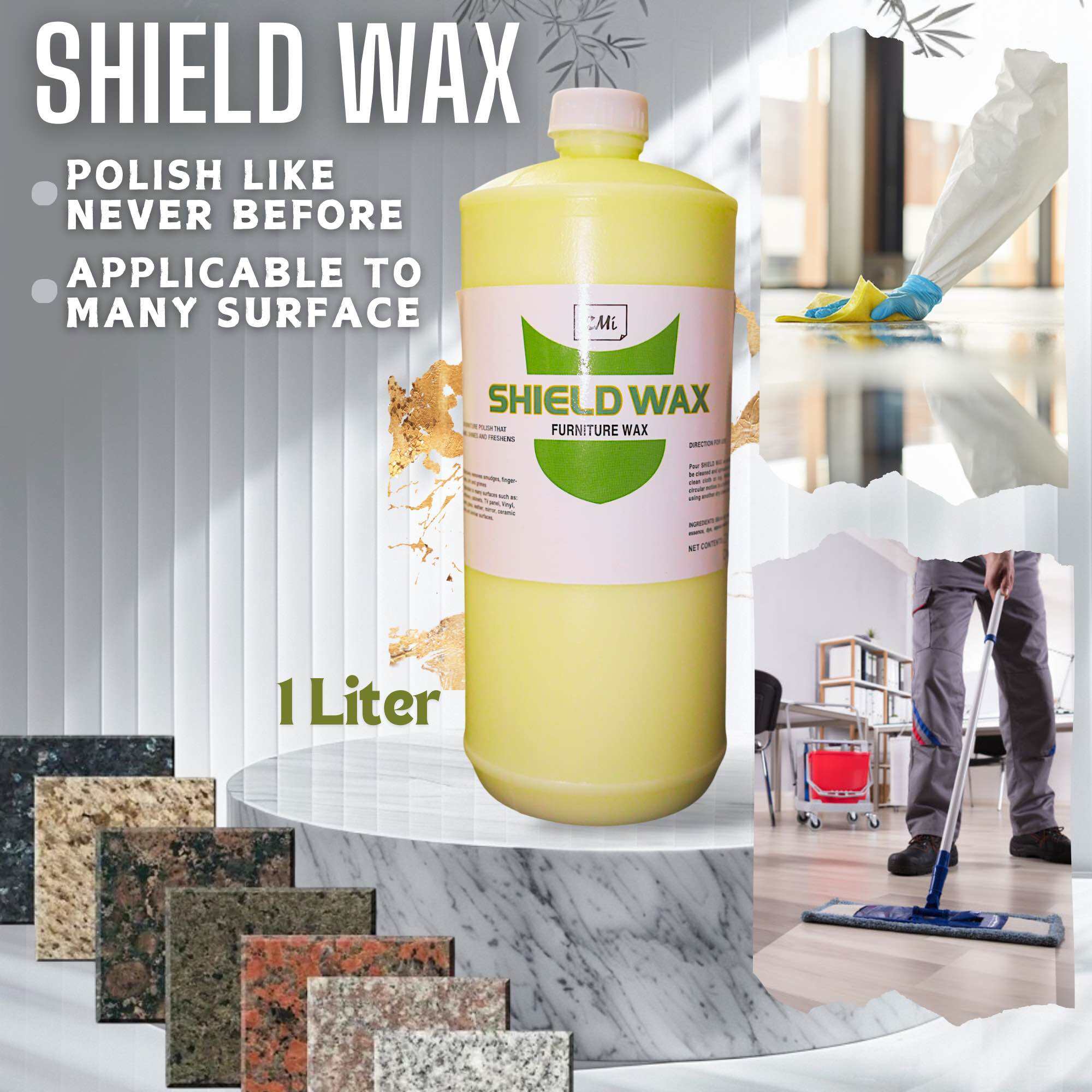 ShieldWax - Shine Your Home on Tiles, Wood, and Furnitures