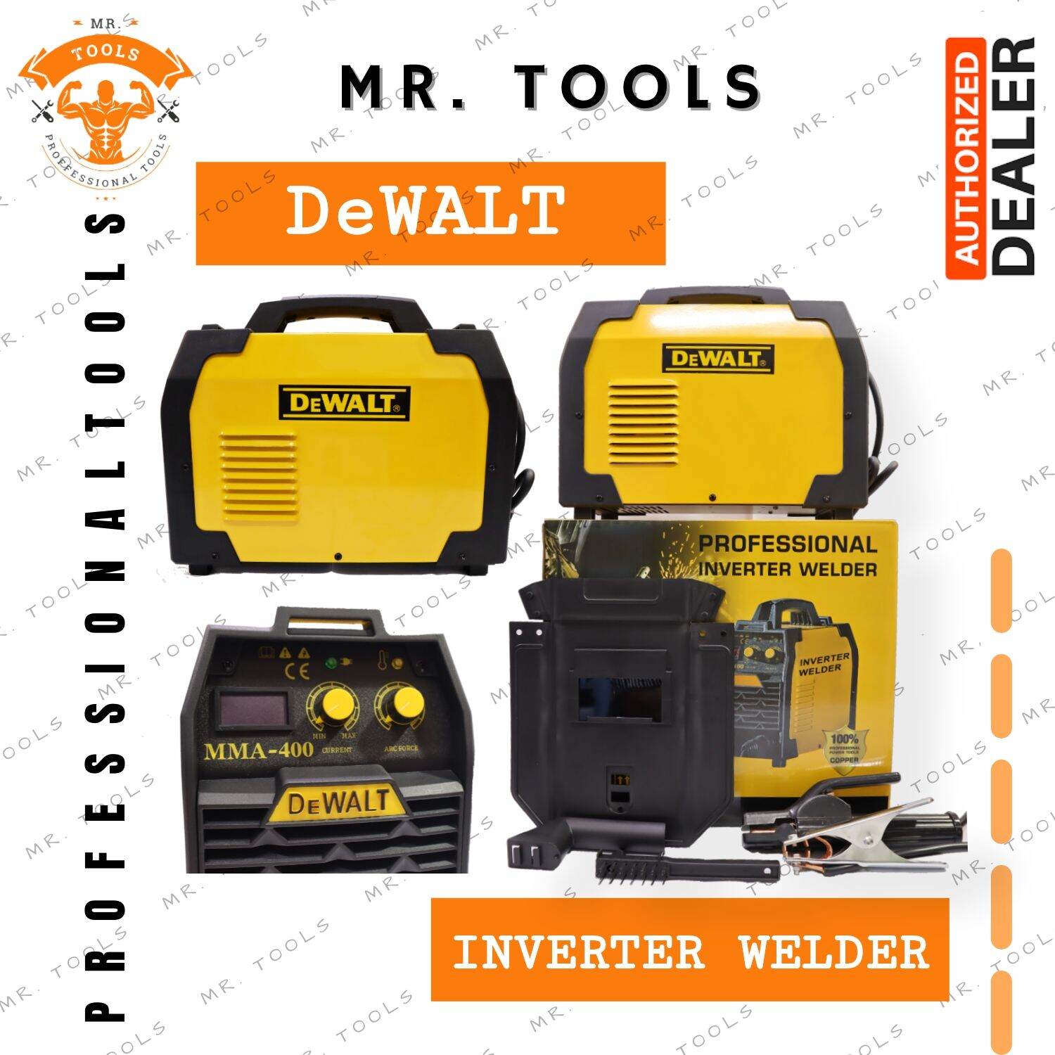 DeWALT PROFESSIONAL INVERTER WELDER 400A IGBT INVERTER WELDING MACHINE