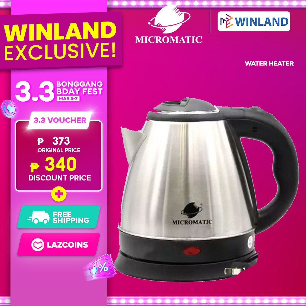 Micromatic electric kettle sales price