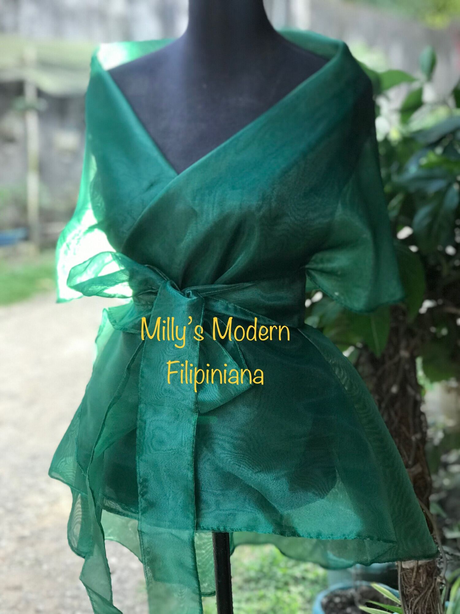 Modern filipiniana 2024 dress with shawl