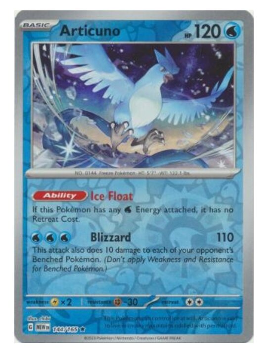 Articuno #144/165 151