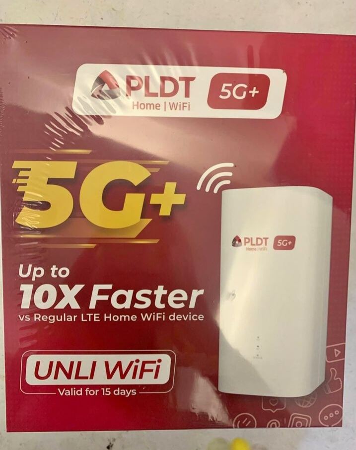 PLDT HOME WIFI 5G WITH 15 DAYS UNLIDATA