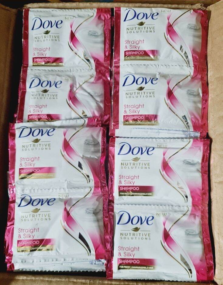 Dove Shampoo Sachets 1 Dozen (Pink or Blue) | Lazada PH