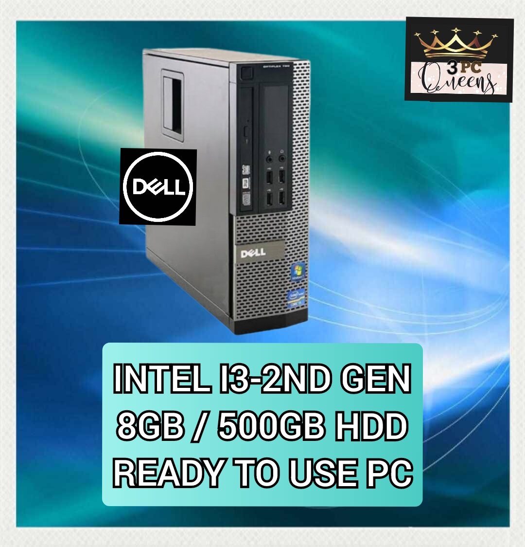 INTEL I3-2ND GEN CPU / 8GB /...