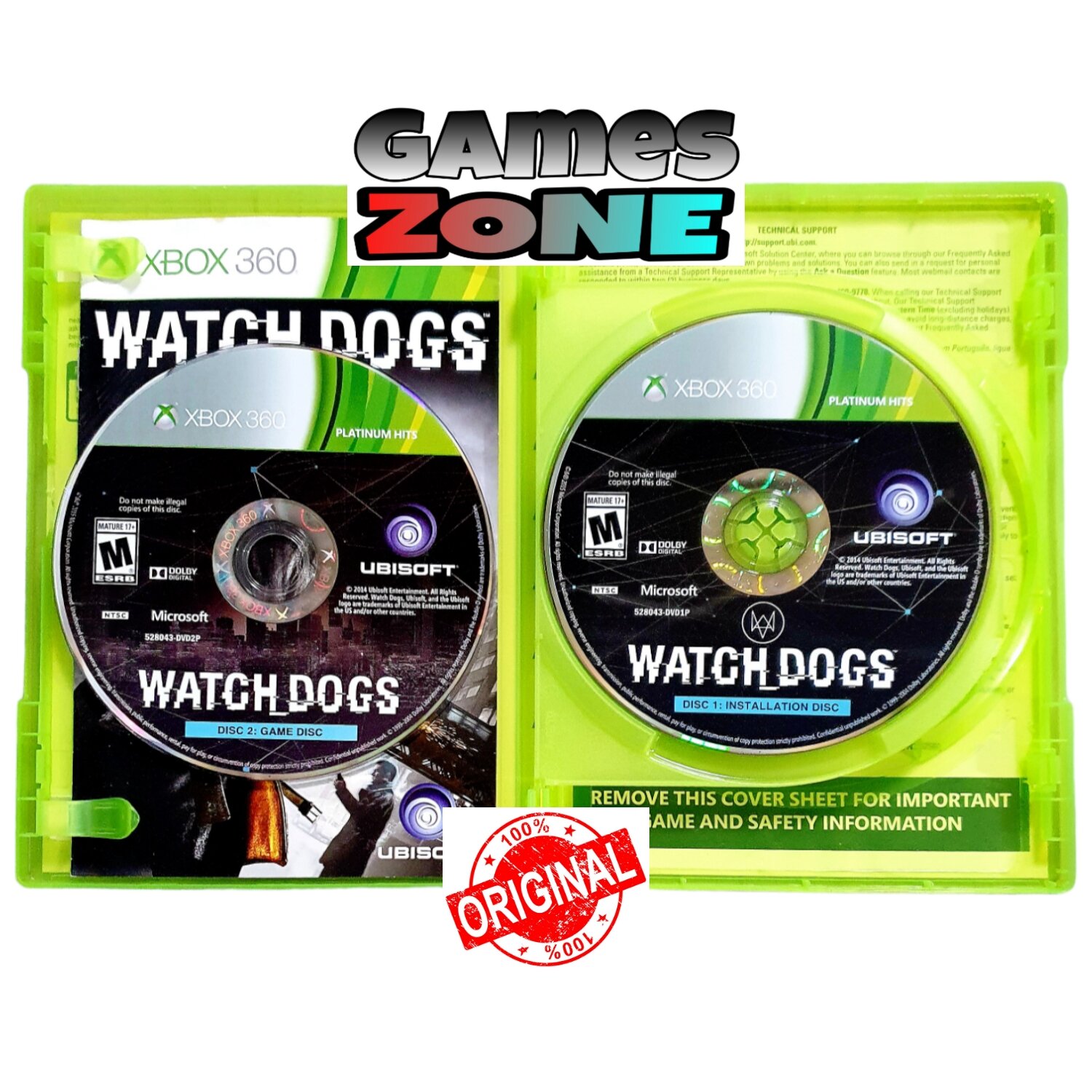 Xbox 360 Game Watchdogs Watch dogs (with freebie) | Lazada PH