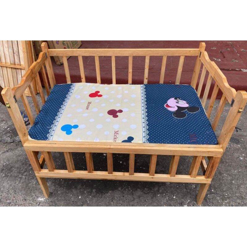 Adjustable or Dropside Wooden Crib size 24X40 Lazada PH
