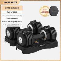 HEAD | 10-Step Adjustable Steel Dumbbell