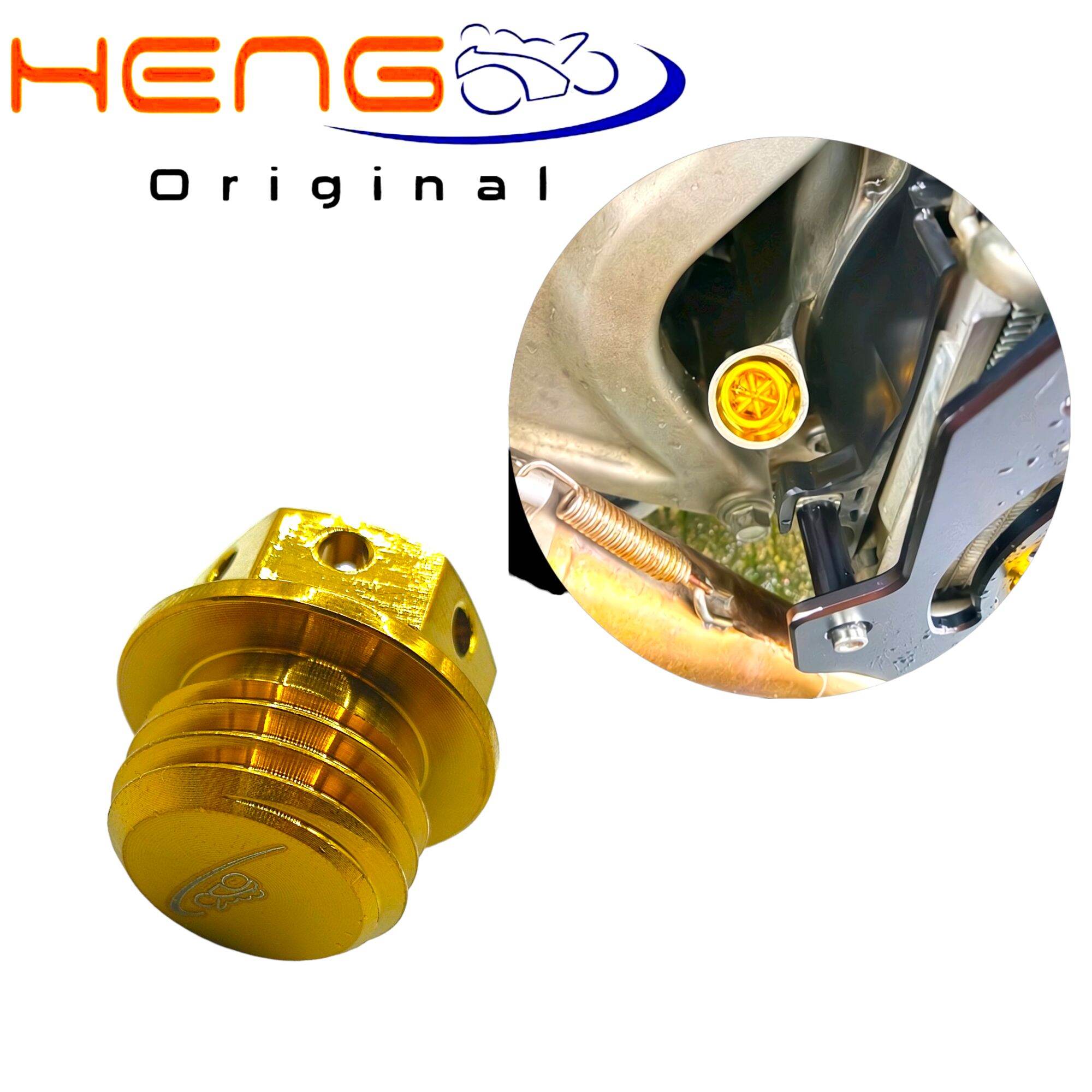 Engine gold bolt for Honda Click 125/150 v1,v2,v3,Honda Beat Fi v1 v2 ...