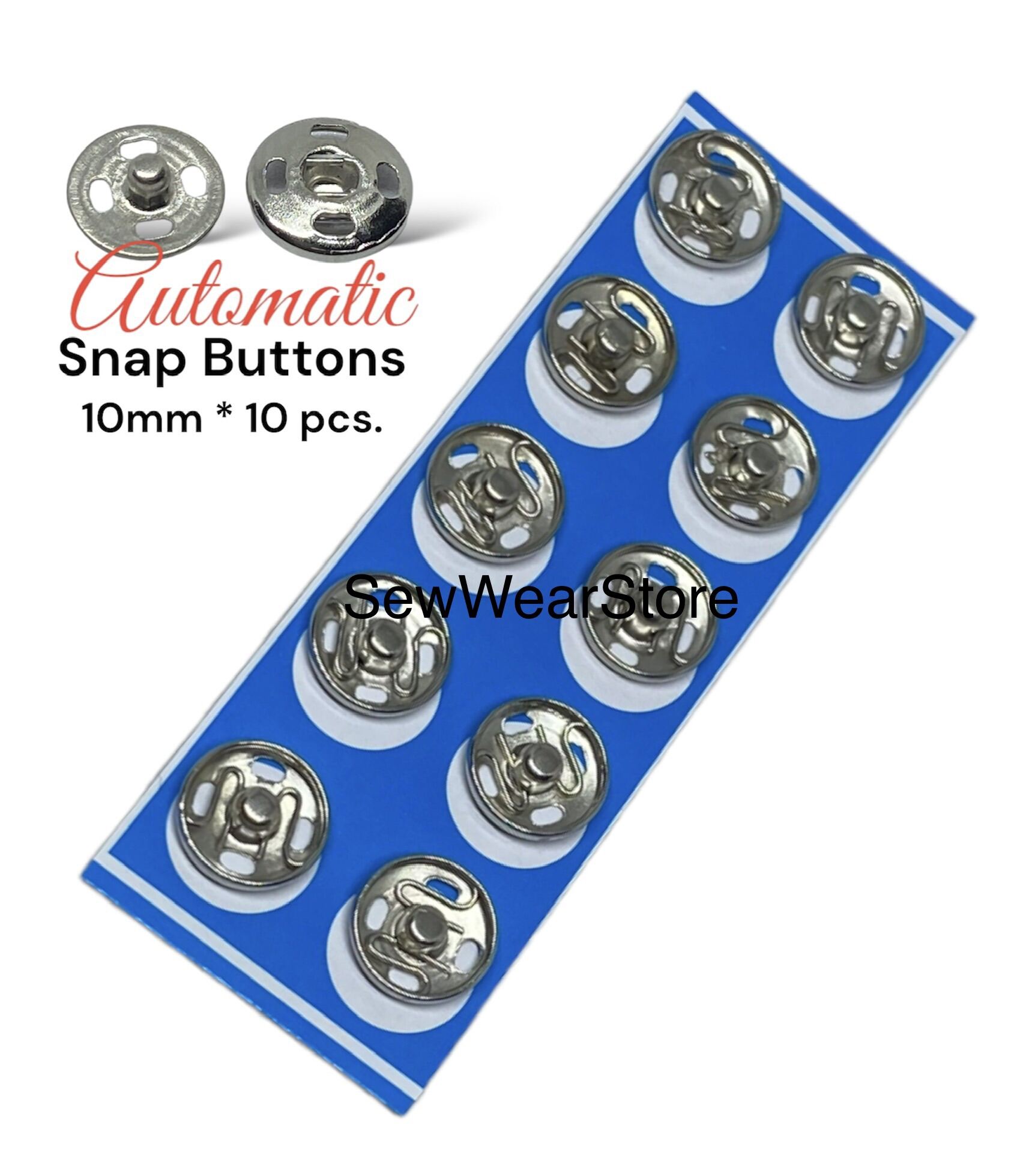 Automatic Metal Snap Buttons 10mm Lazada PH