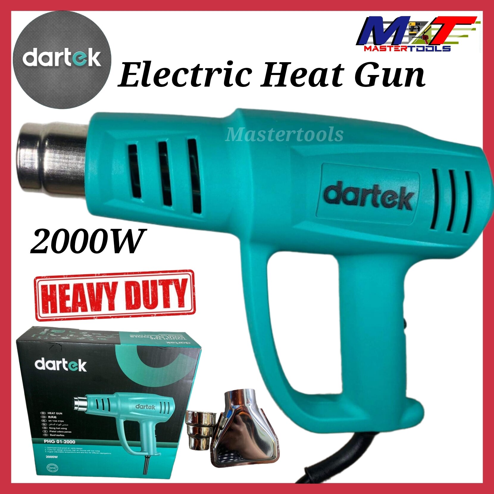 DARTEK Heat Gun 2000W PHG012000 Lazada PH