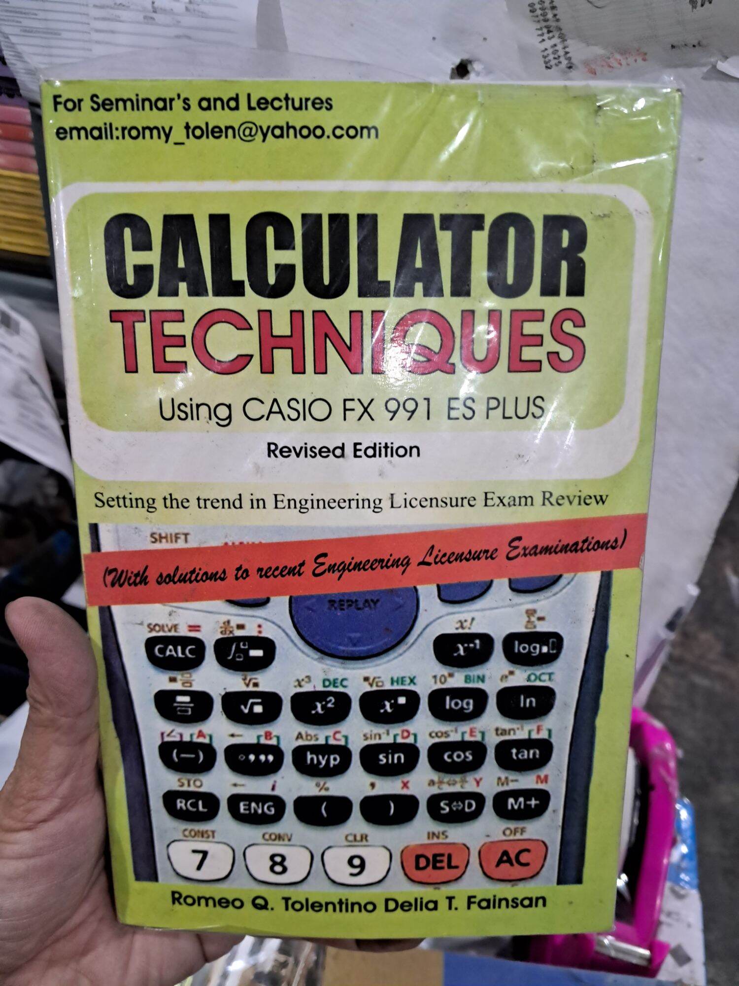 Calculator Techniques using Casio Fx 991 Es Plus Tolentino | Lazada PH
