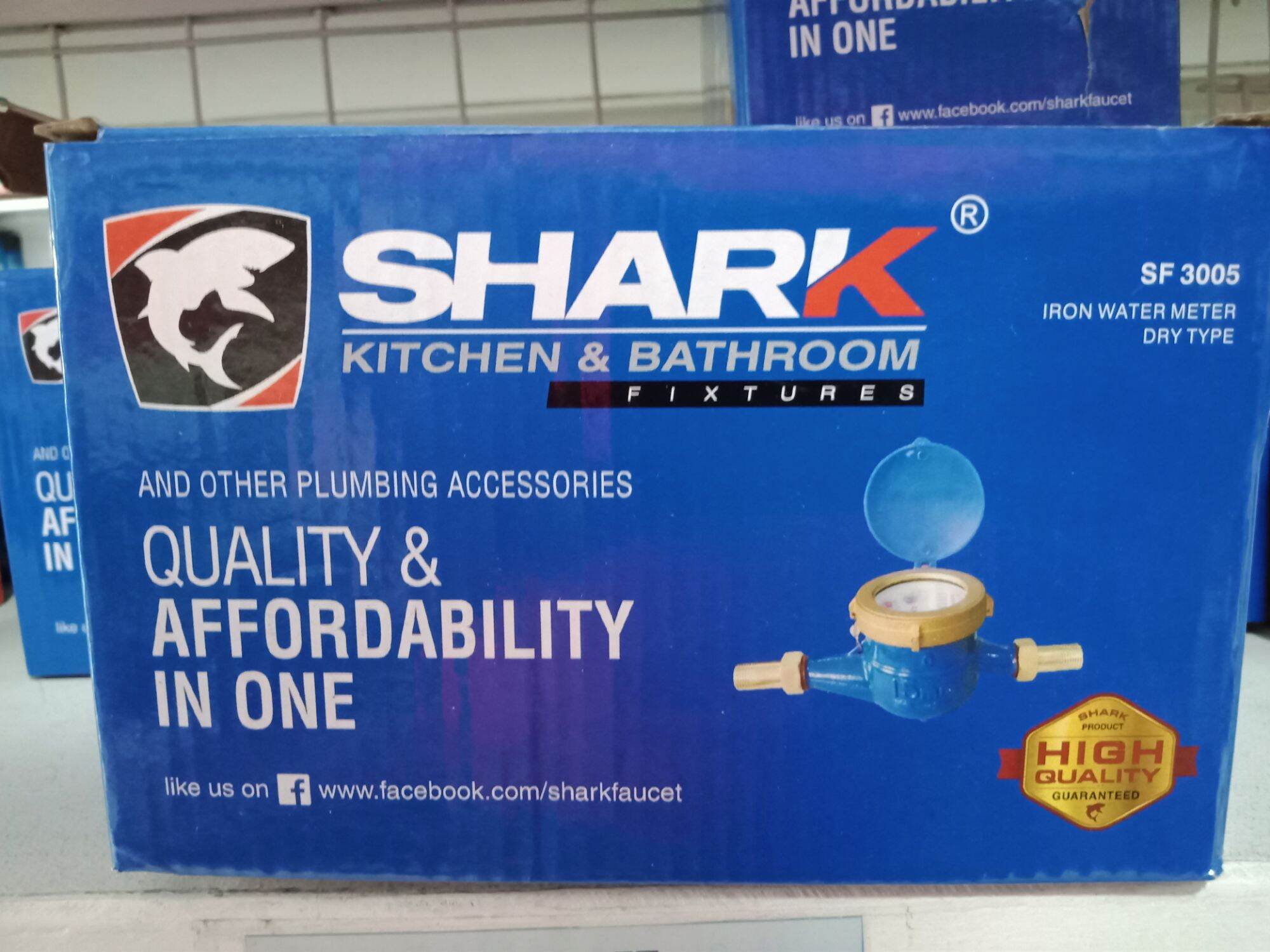 SHARK IRON WATER METER DRY TYPE SF3005 Lazada PH