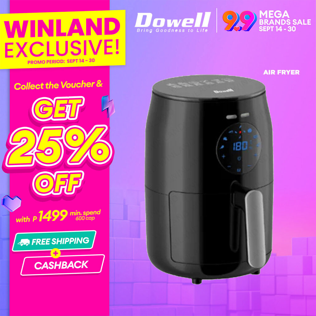 Dowell AF-182D 1.8L Compact Air Fryer