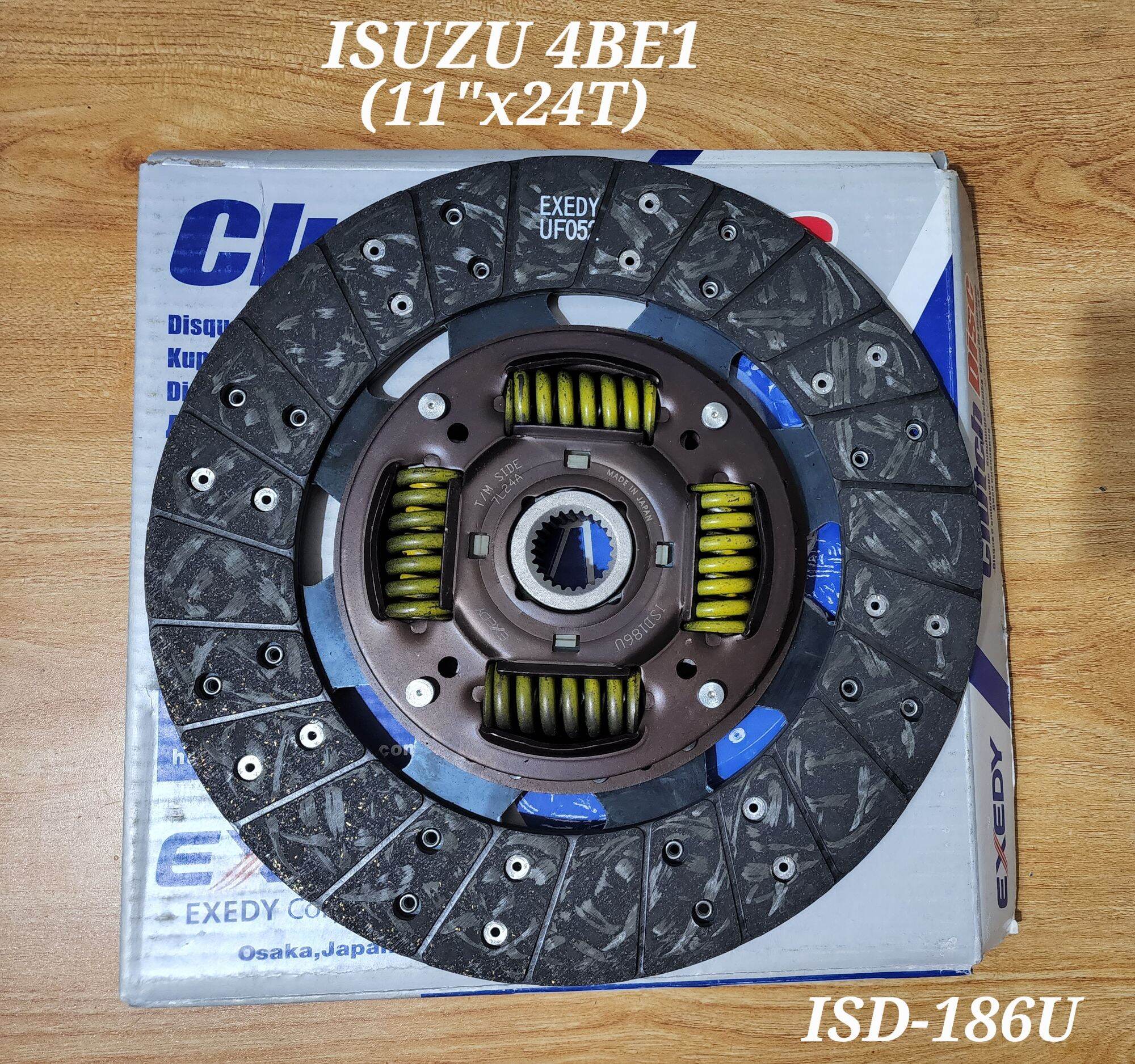 CLUTCH DISC (EXEDY) ISD186U ISUZU 4BE1 (11"X24T) Lazada PH