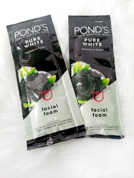 Pond's Pure White Dtoxx Facial Foam Cleanser 10g