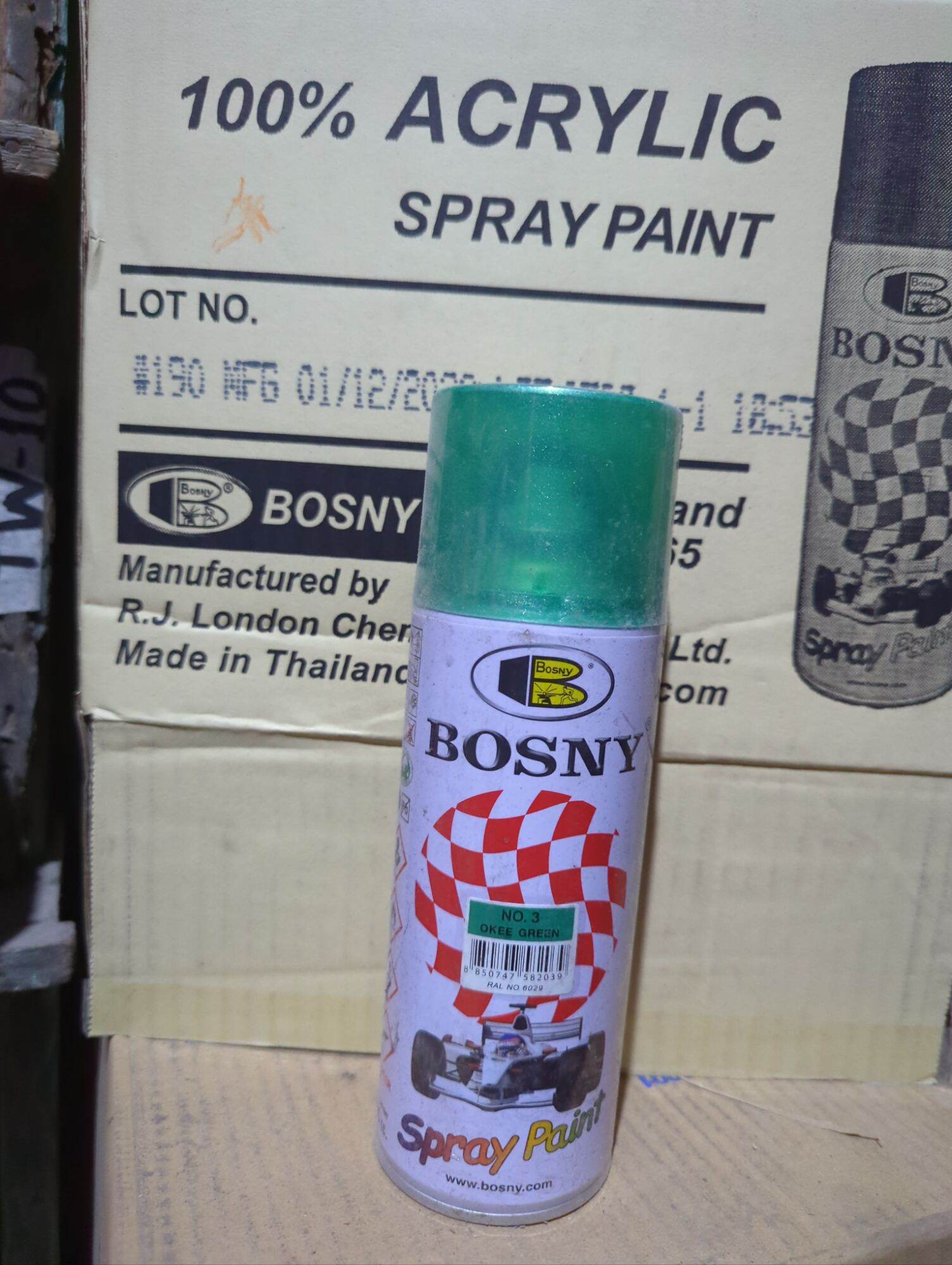 Okee Green Bosny Spray Paint Lazada Ph