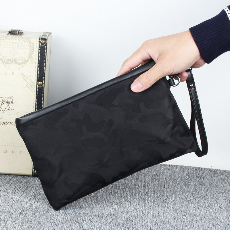 Xin Feng Bao Men's Korean Style Oxford Cloth Clutch Bag