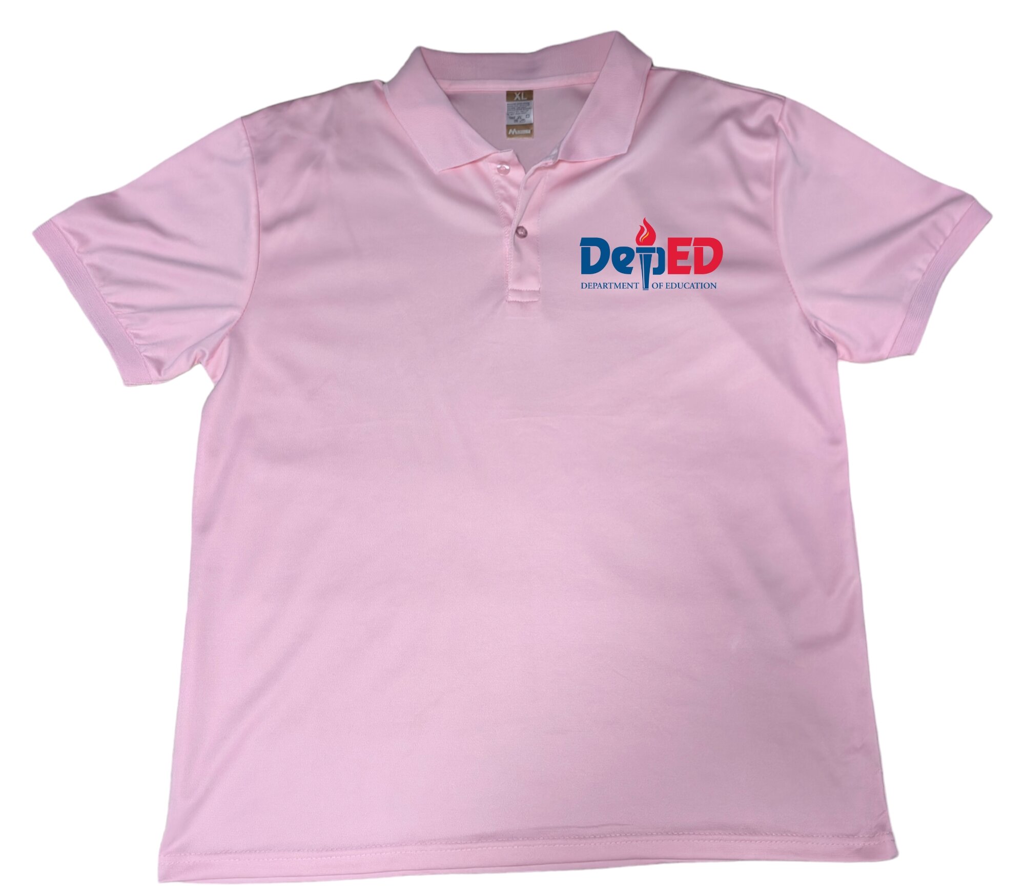 Customized DEPED MATATAG Light Pink Drifit Polo Shirt | Lazada PH