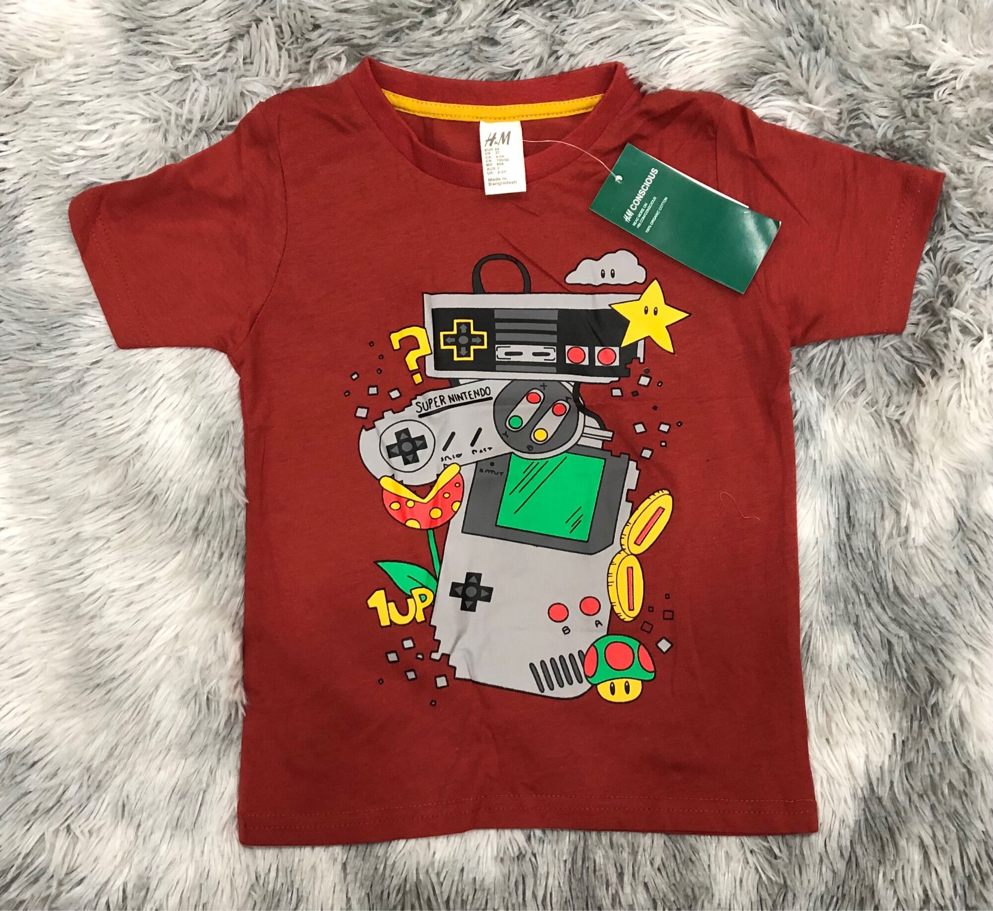 Nintendo t 2024 shirt h&m