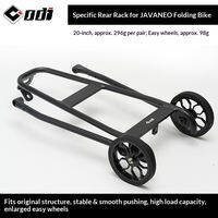ODI Special Rear Rack for JAVA NEO 16in /20in Folding Bike High Load Capacity Aluminum Alloy Rear Shelf with Enlarged Wheels
