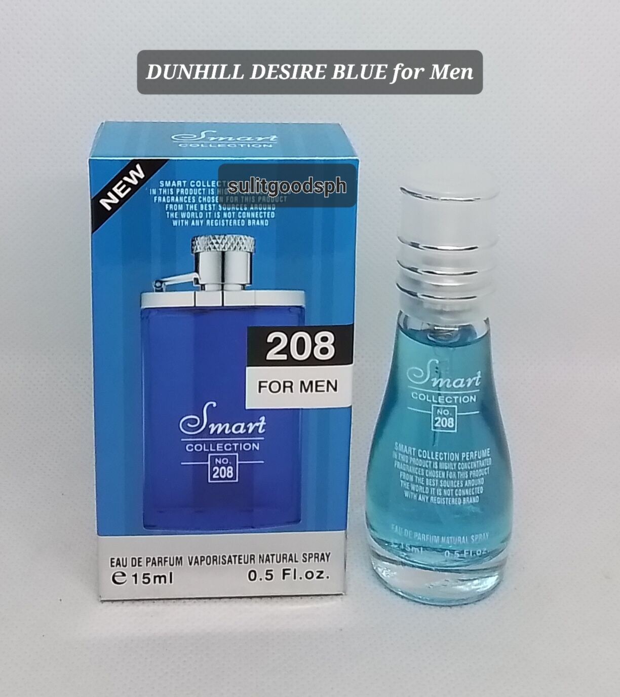 SMART COLLECTION PERFUME NO. 208 FOR MEN 15 ML EDP Lazada PH