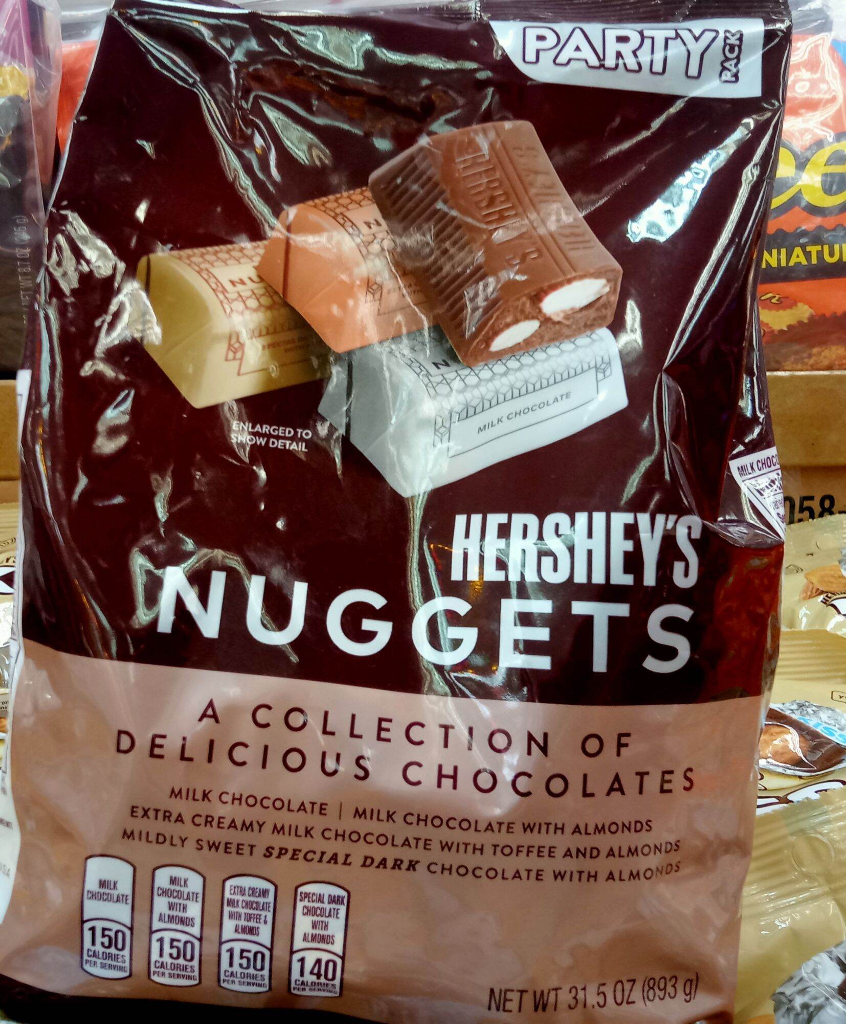 SALE!!!! Hershey's Assorted Chocolate Nuggets Party Pack(90 pcs
