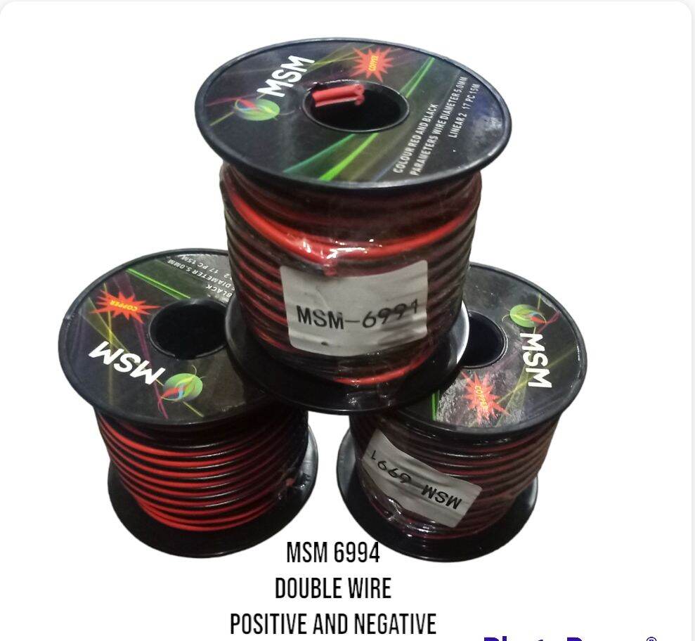 Msm Double Wire Positive Negative Red And Black Changes your Wiring