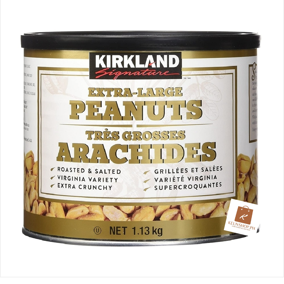 Kirkland Signature Extra Large Roasted & Salted Peanuts 1.3kg Lazada PH