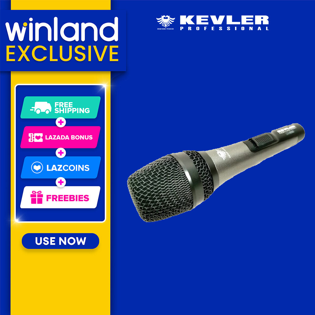 Kevler Professional by Winland DM850 Precision Crafted Dynamic Microphone Mic Supercardioid 10 meters DM 850 DM-850. 