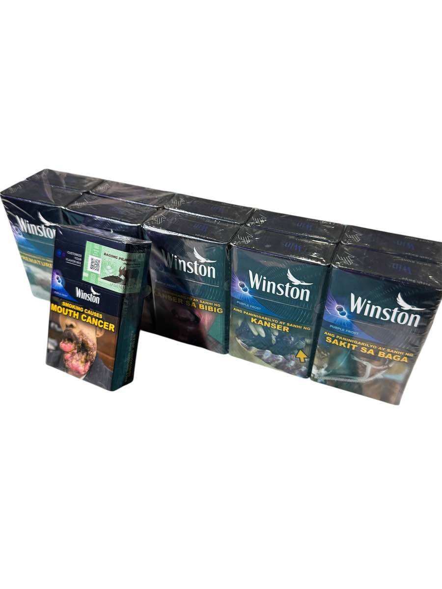 New WINSTON Purple Frost Ft 1Ream Local Manufacturer Warranty Cigarettes  Caster Black Flavor Winston Standard Delivery Option Winston Cigarettes  Return Refund Policy Winston Cigarettes - Lazada