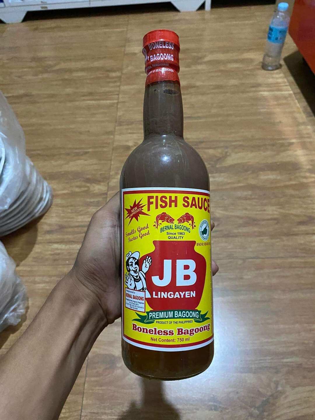 JB Boneless Bagoong ISDA From Lingayen Pangasinan (750ML). 