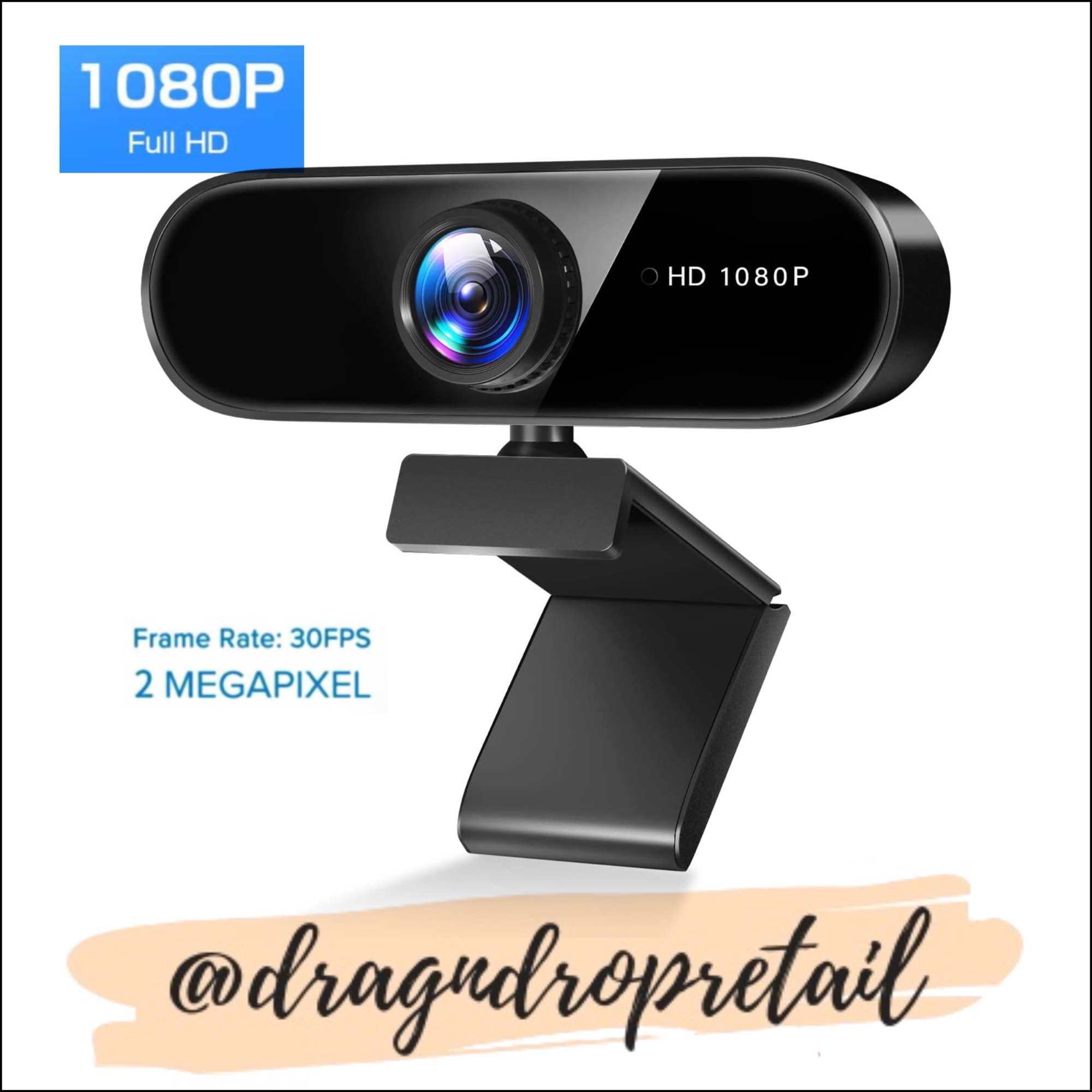 Full HD 1080P Webcam with Built-in Microphone,Video Calling