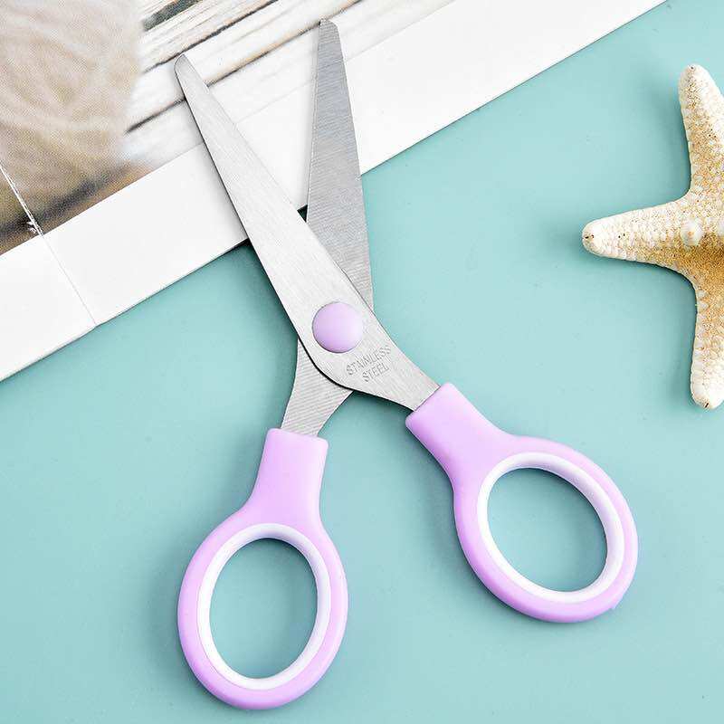 YAMIGO Assorted Color Scissor DIY Scissors Macaron Safety Cutters 13Cm ...