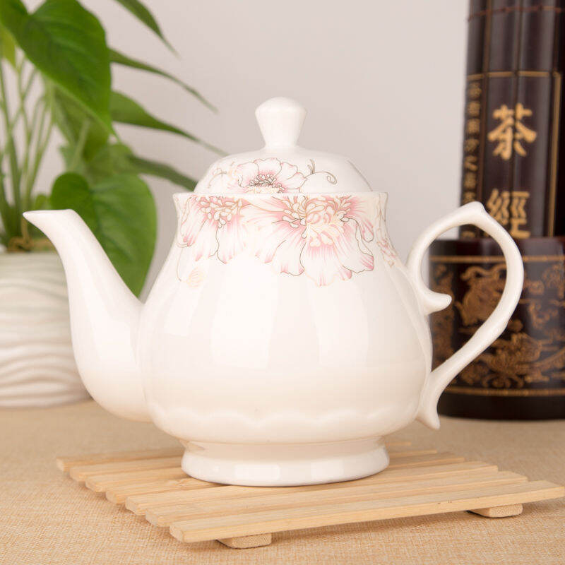 Exquisite Bone China Large Teapot Boutique HighGrade Ceramic Blue and