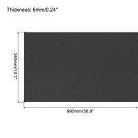 Uxcell 1pcs EVA Foam Sheets Thickness 1/2/4/5/6/8mm  Craft Foam Paper Roll Black Foam Sheet DIY Projects Handmade Model Making