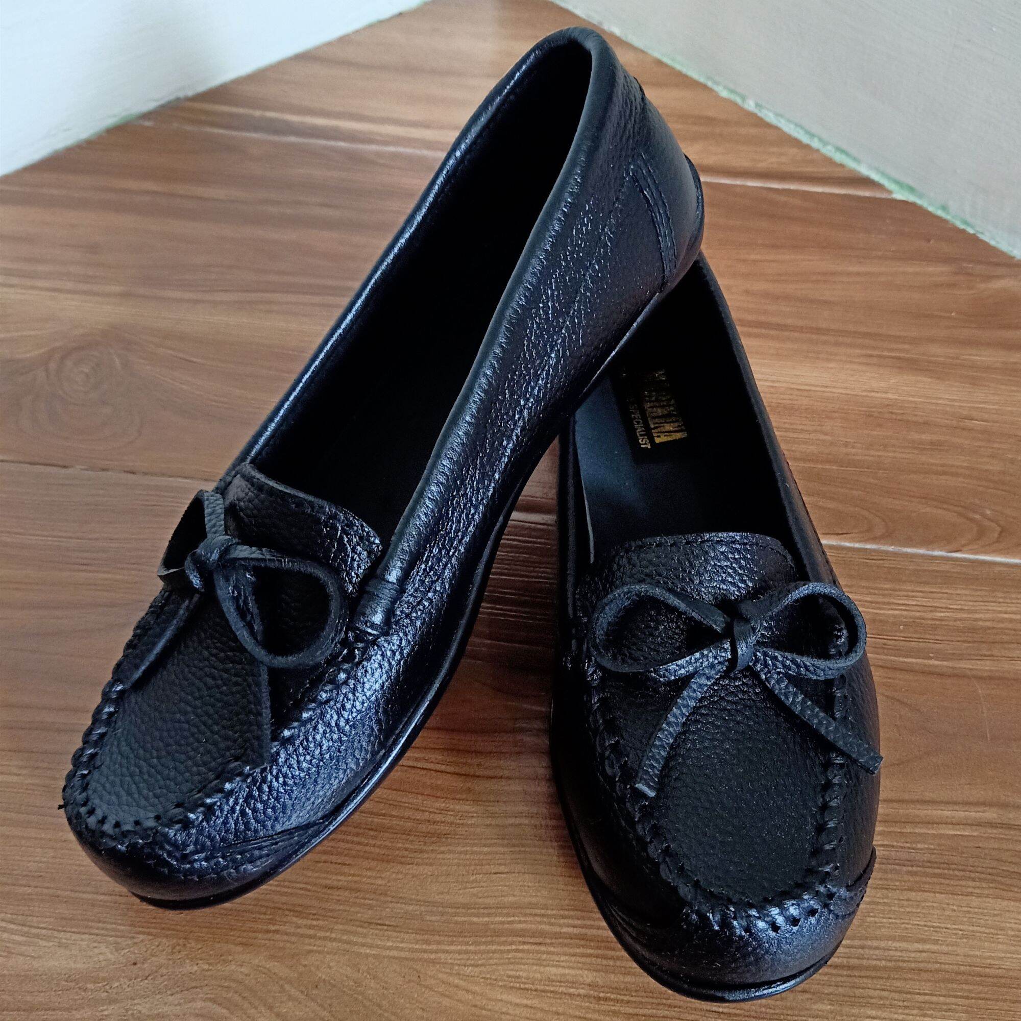 Marikina Made Genuine Leather Women's Shoes Loafers RIBBON RED Lazada PH