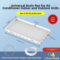 BEIAOLORA | LAir Conditioner Outdoor Unit Drip Pan – Universal Drain Pan for 1–5 HP Units | Indoor/Outdoor Unit Drain Tubing | Leak-Proof Drainage Solution