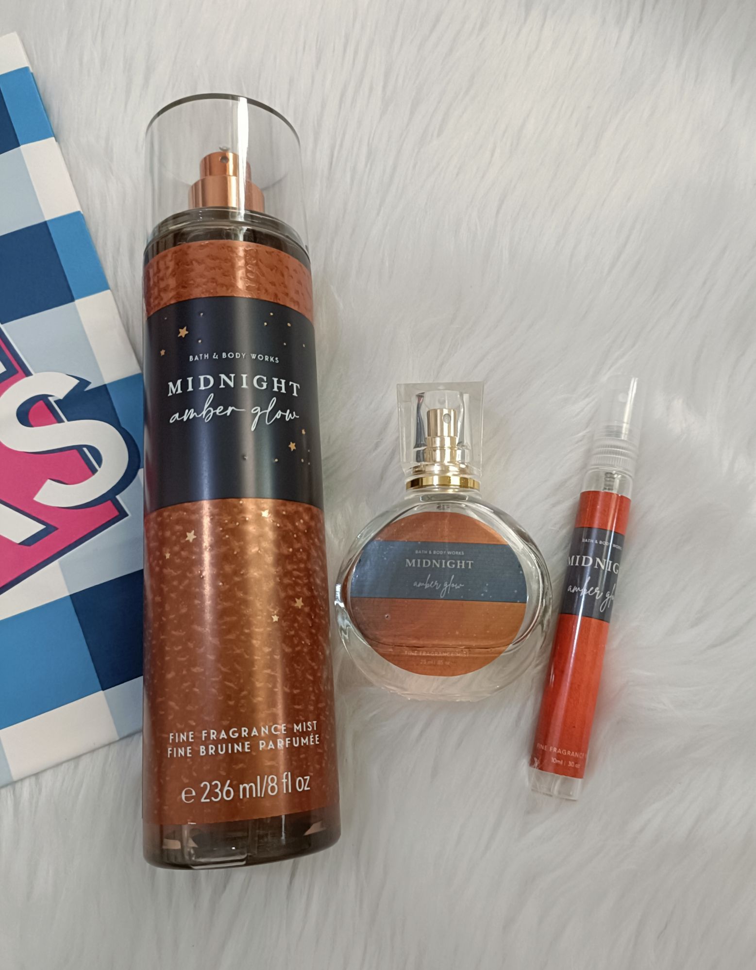 Midnight Amber Glow Fragrance Mist by Bath Body Works in Various Sizes, Sold Separately