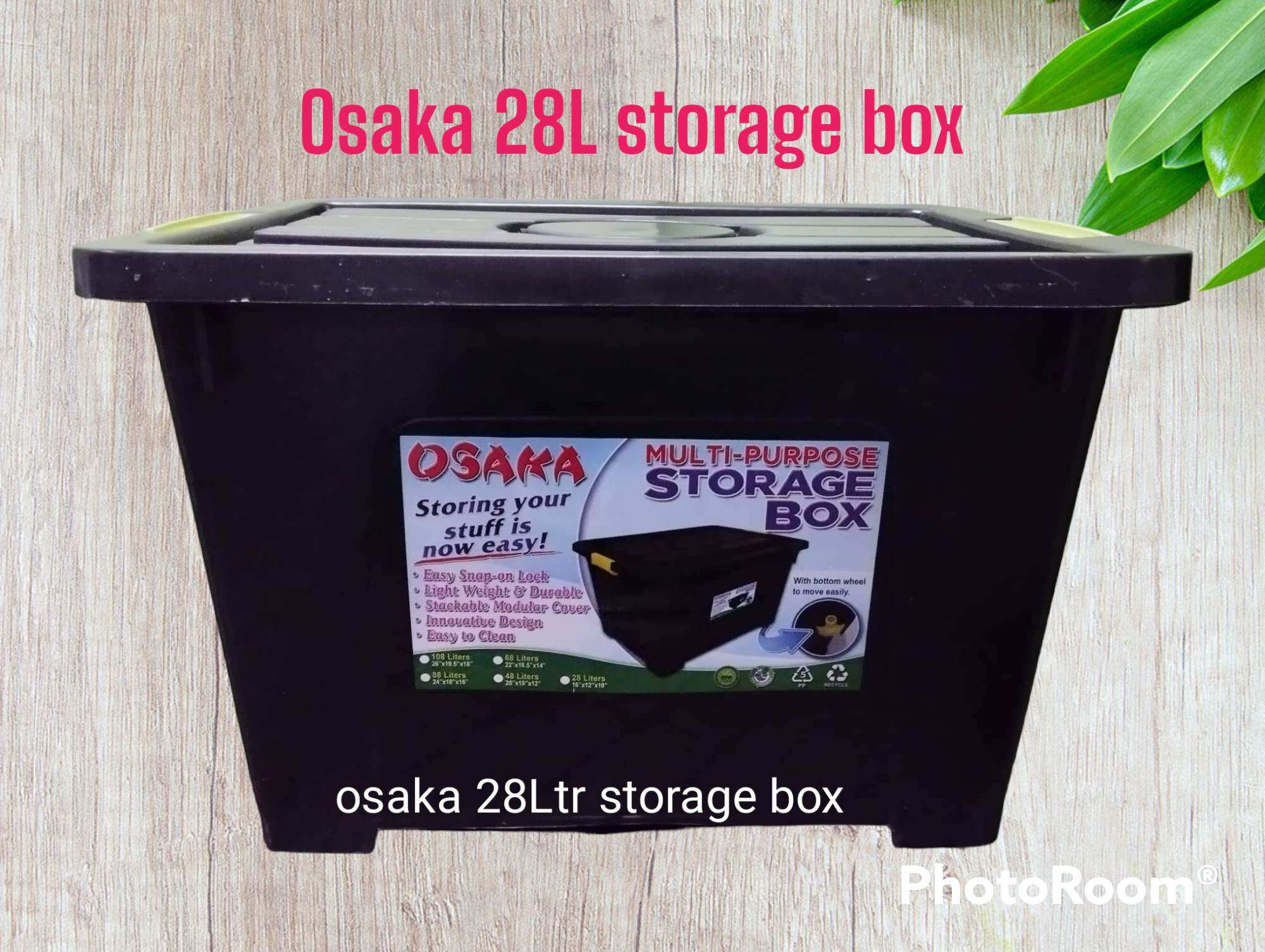 Osaka 28L storage box Lazada PH