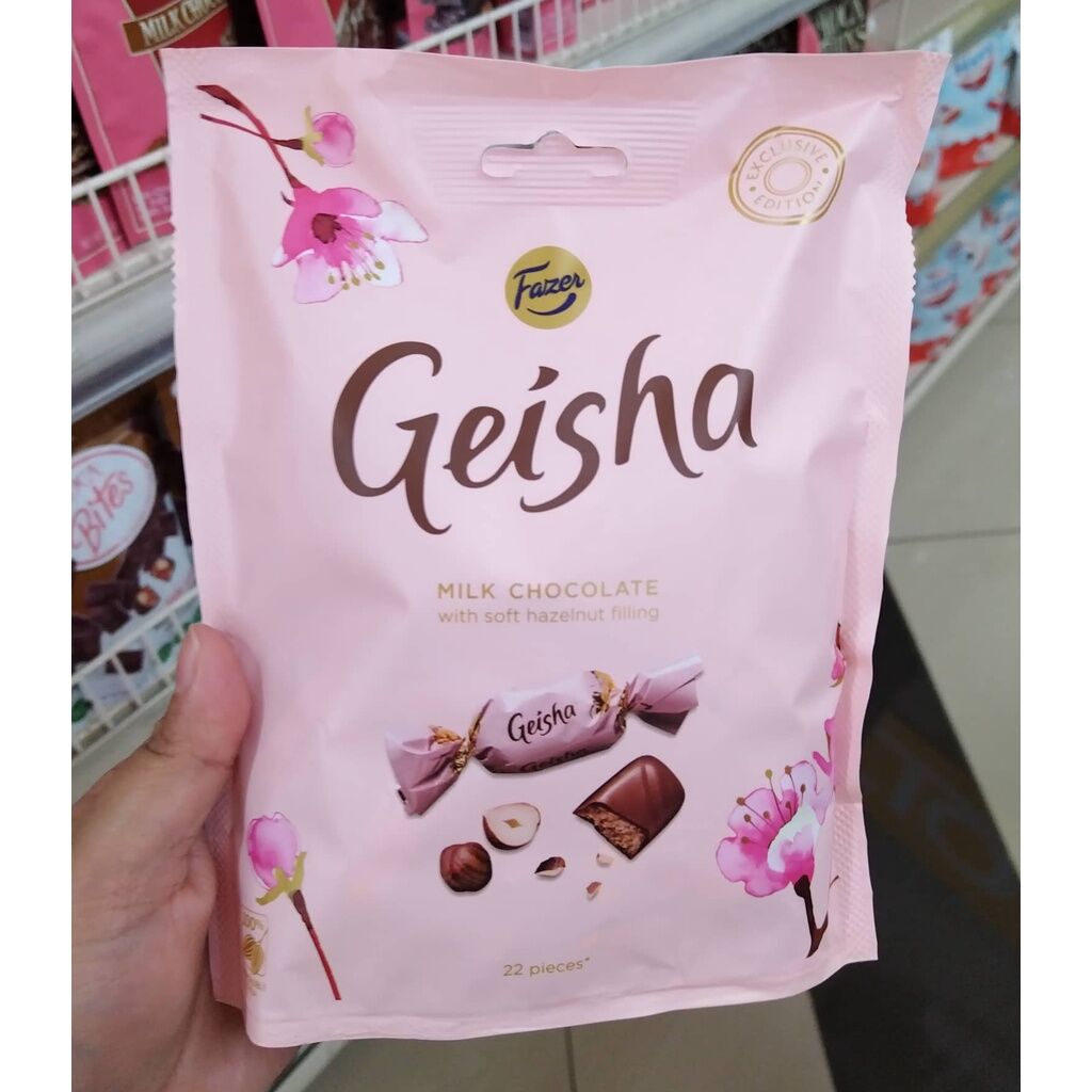 GEISHA MILK CHOCOLATE WITH SOFT HAZELNUT FILLING 160g Lazada PH