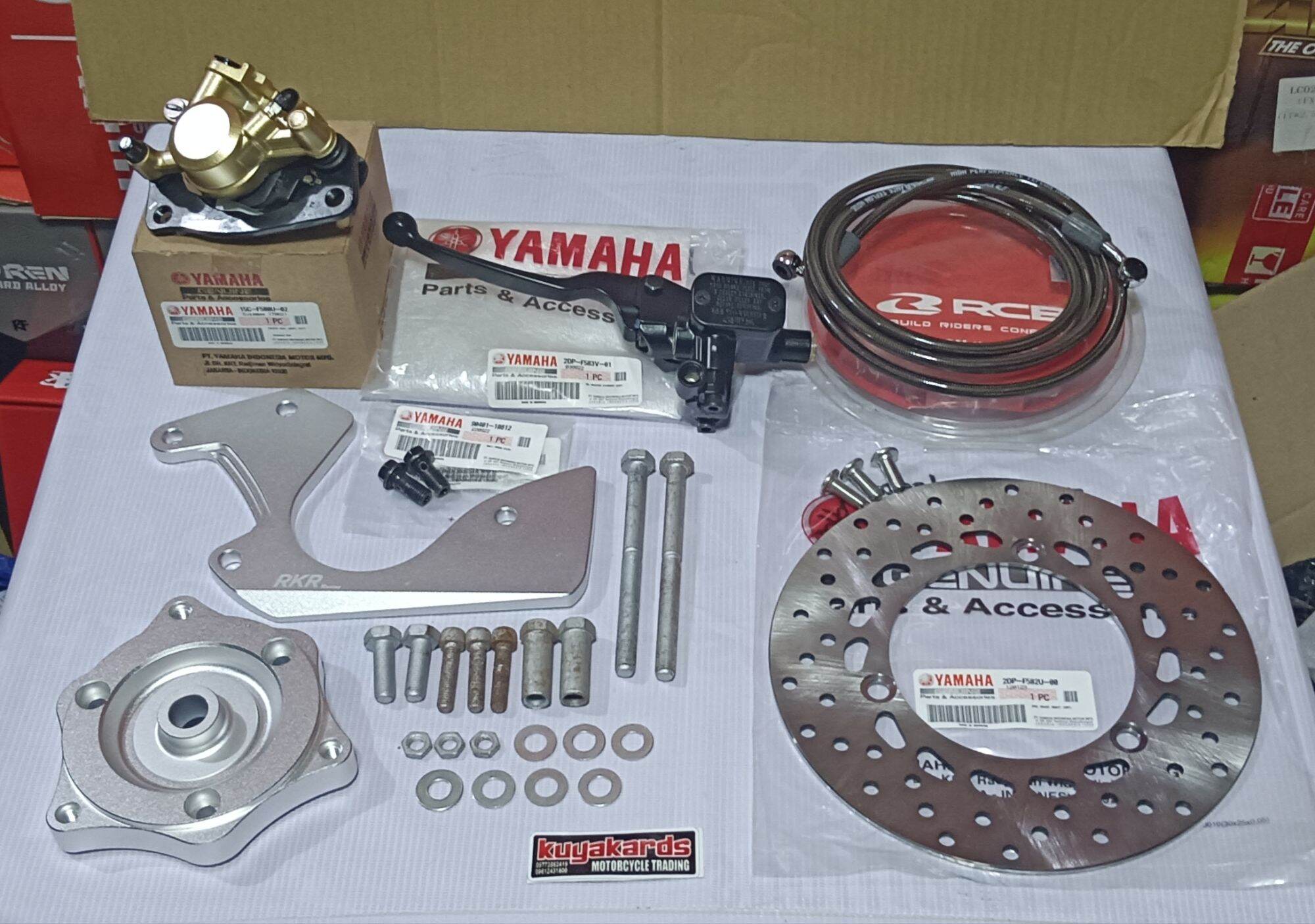 Genuine Yamaha Aerox 50 Brake Disc Screw Kit – Front/Rear 3 Screws OEM 9011110X0000