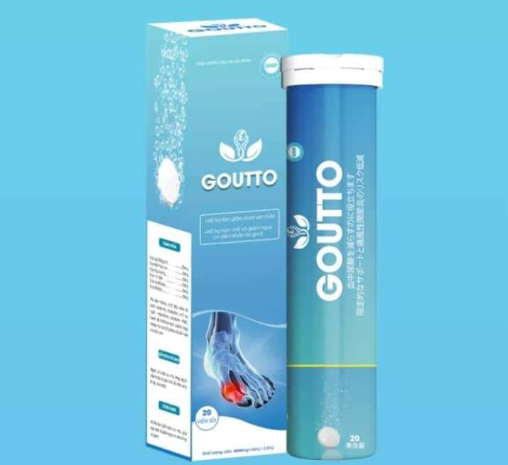 Goutto Genuine Japanese Effervescent Tablets For Gout Arthritis High