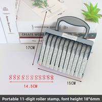 Adjustable Date and Number Self-Inking Stamp