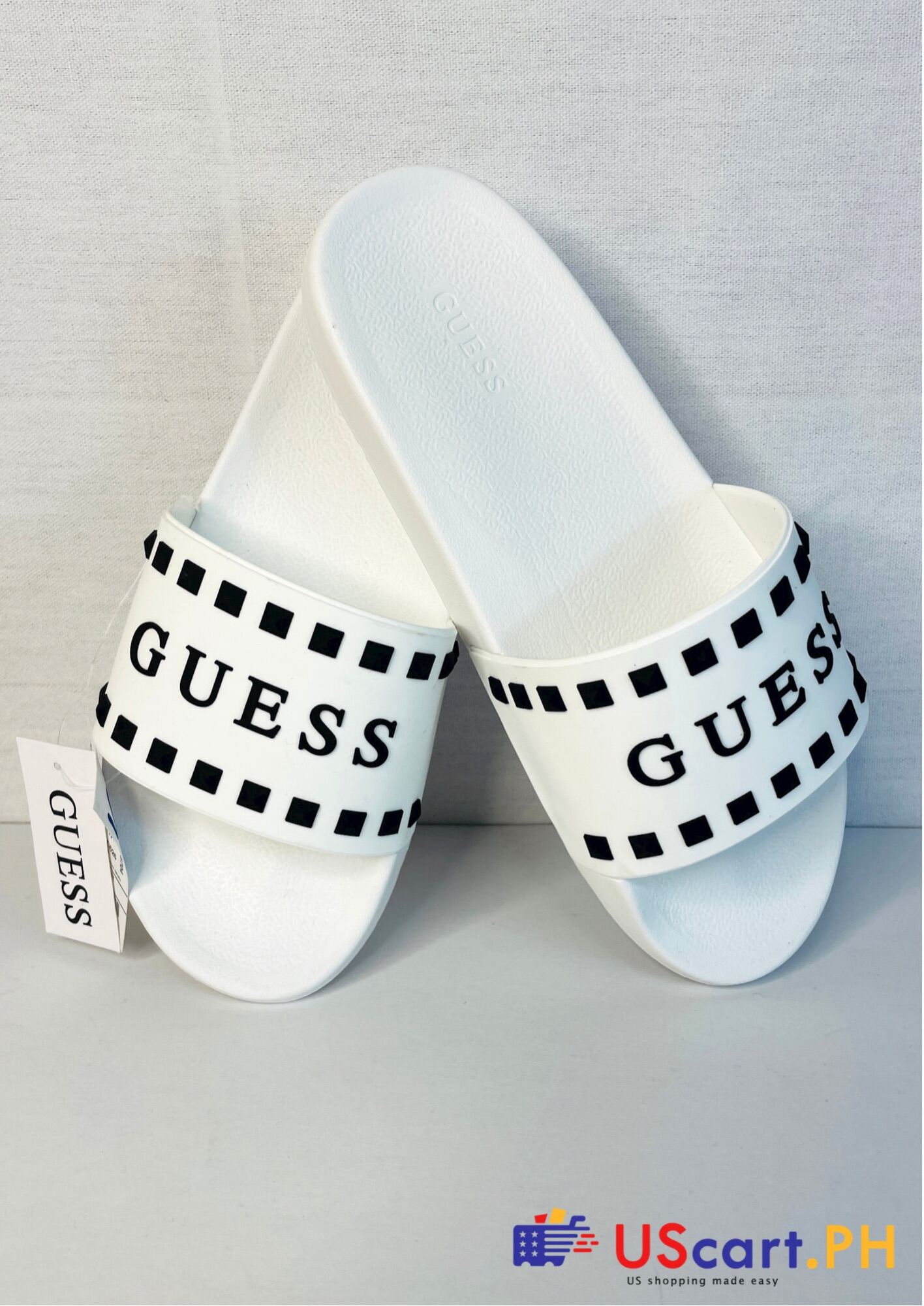 Guess 2024 white slides