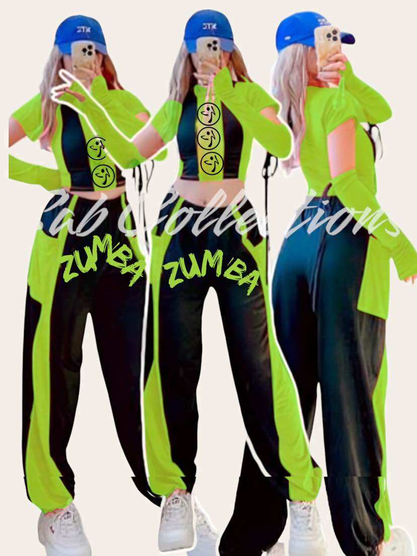 ONHAND ZUMBA OUTFIT TERNO JOGGER PANTS WITH ARM BAND COTTON Zumba