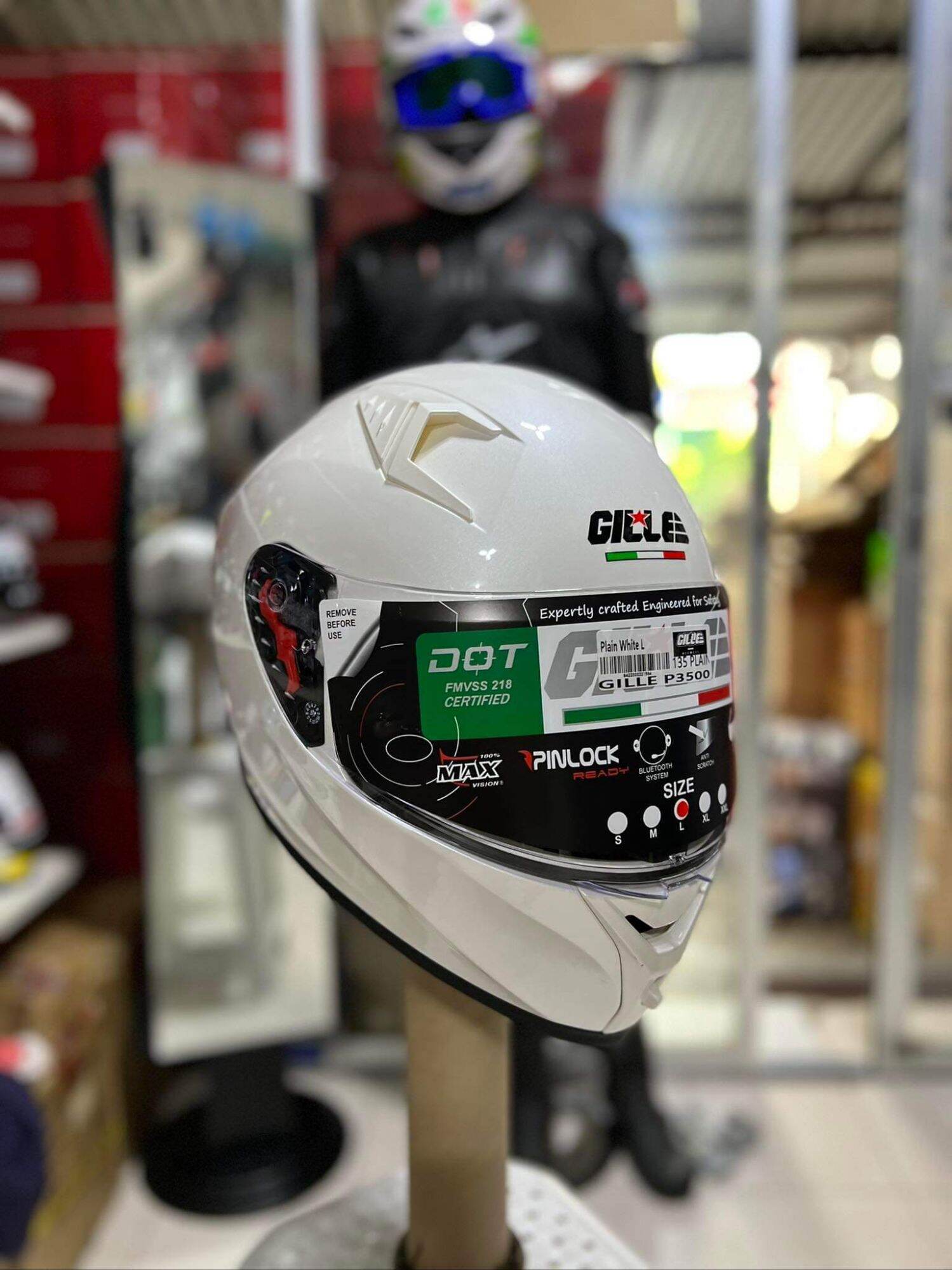 GILLE GTS V1 dualvisor fullface motorcycle helmet