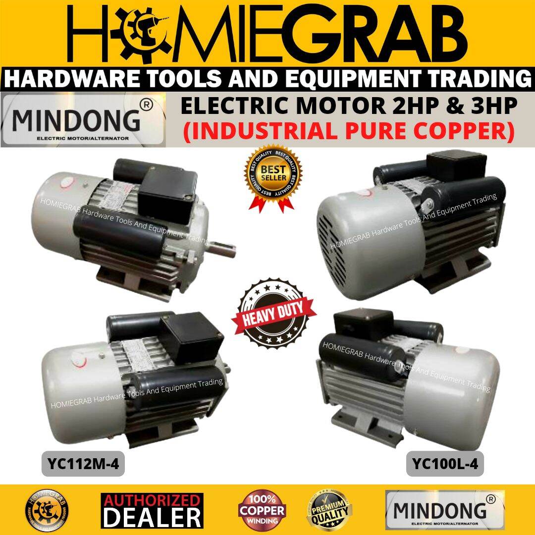 MINDONG ELECTRIC MOTOR 2HP & 3HP‼️INDUSTRIAL PURE COPPER‼️HEAVY DUTY‼️