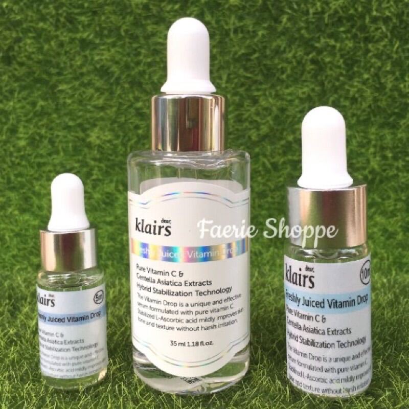 Klairs Freshly Juiced Vitamin C Drop Serum 5ml 10ml Lazada PH