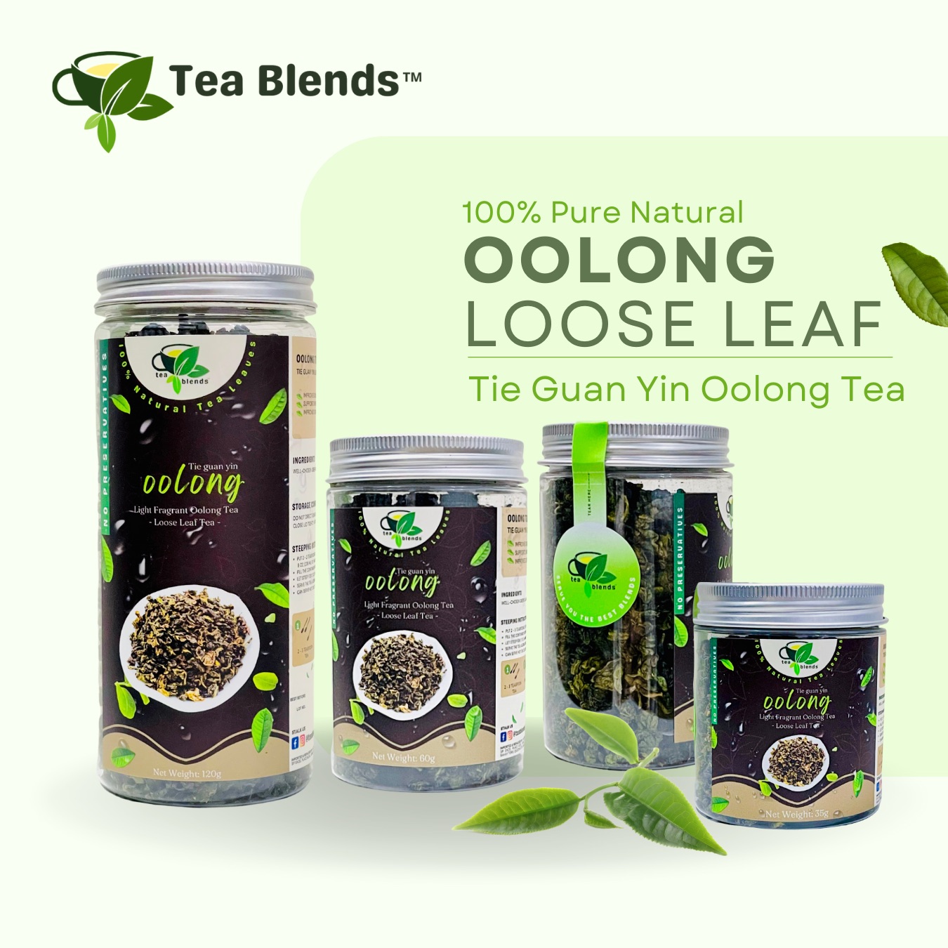 Tie Guan Yin Oolong Tea Loose Leaf