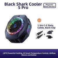 Black Shark | Magnetic Cooling Phone Cooler Semiconductor Triangular Design for iPhone 17 iPad Gaming Live Streaming Streaming Device Cooling Back Clip